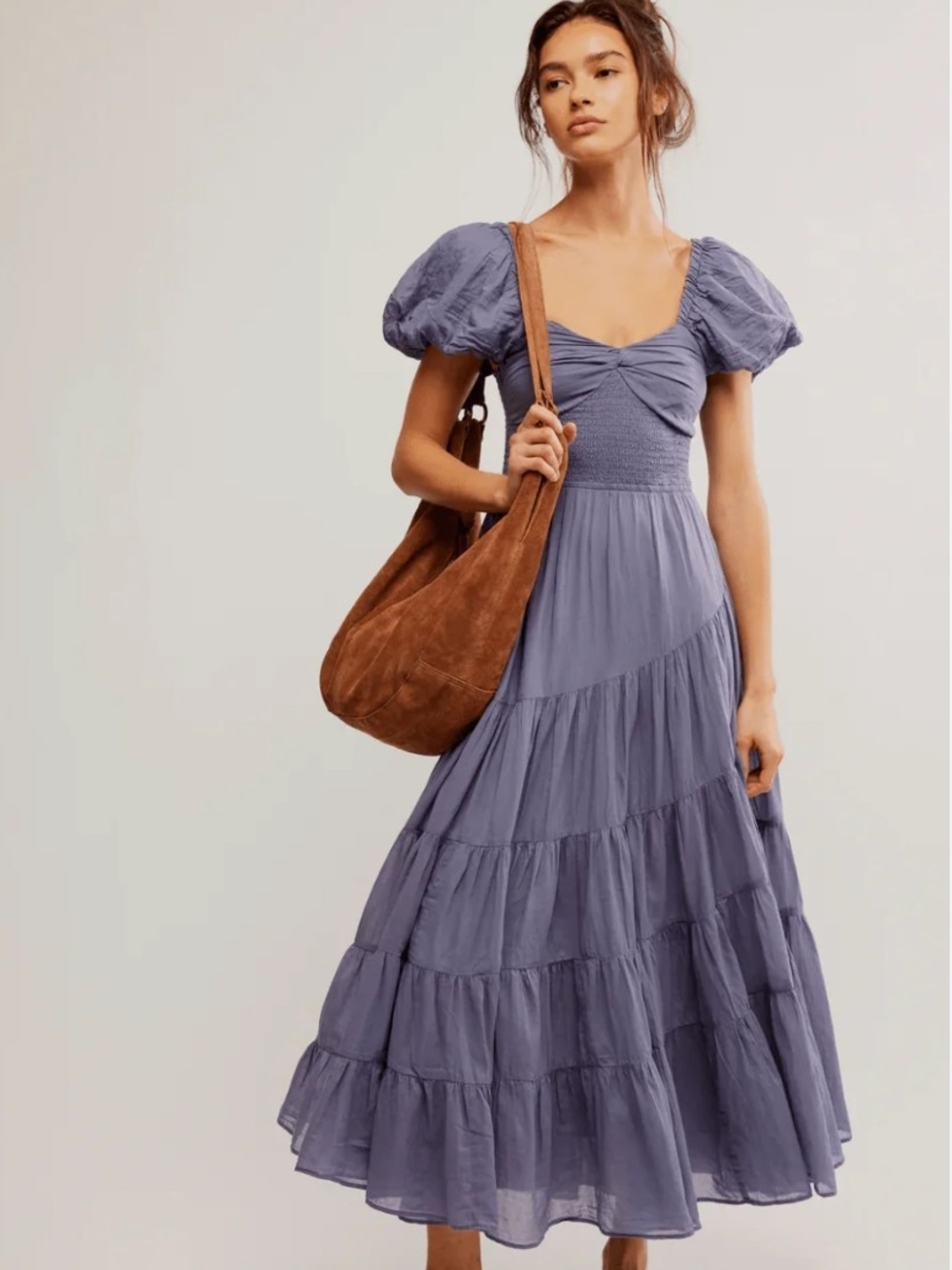 Free People Sundrenched Maxi In Blue